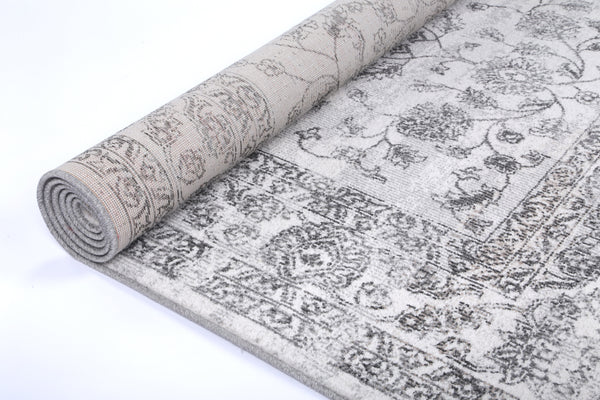 Salsa Serena Grey & Ivory Rug 160 X 230 Cm Rugs