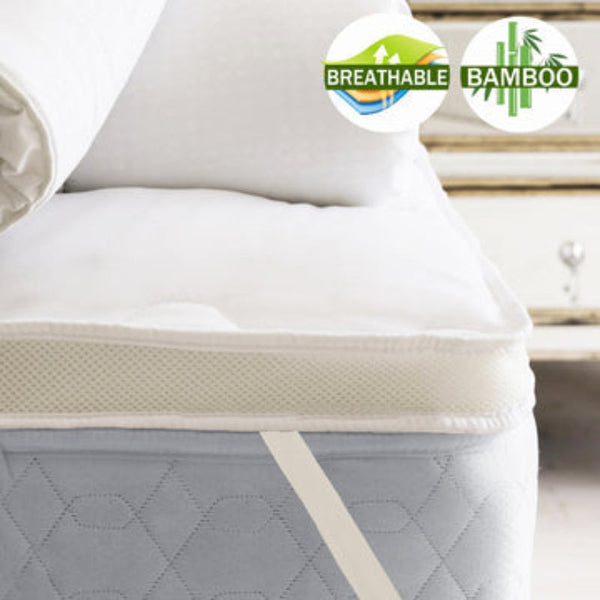 Airmax Bamboo Mattress Topper 1000Gsm Mattress Toppers & Protectors