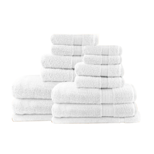 14Pc Light Weight Soft Cotton Bath Towel Set Towels & Washcloths
