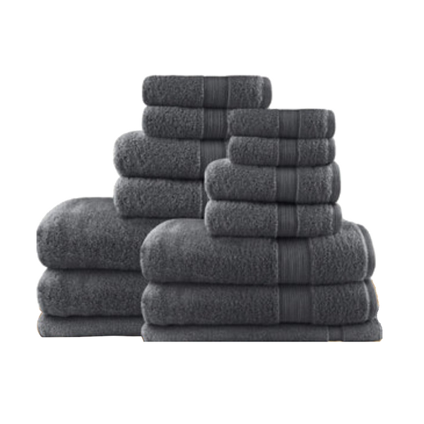 14Pc Light Weight Soft Cotton Bath Towel Set Towels & Washcloths