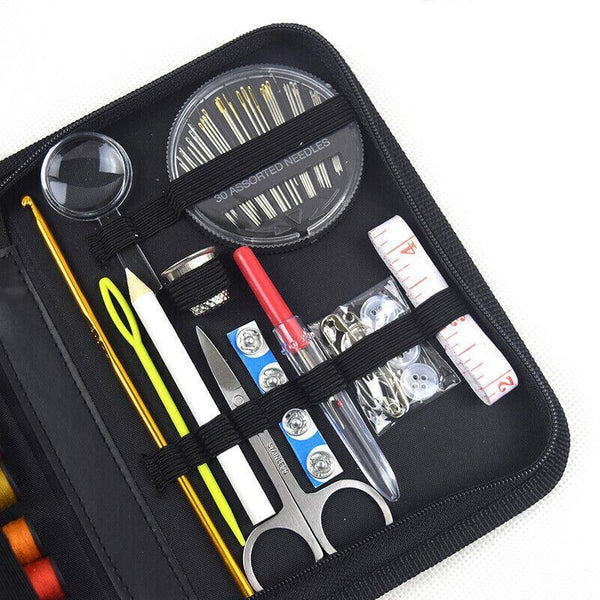 128Pcs Sewing Kit Home Travel Emergency Professional Set Hand Sewing Needles