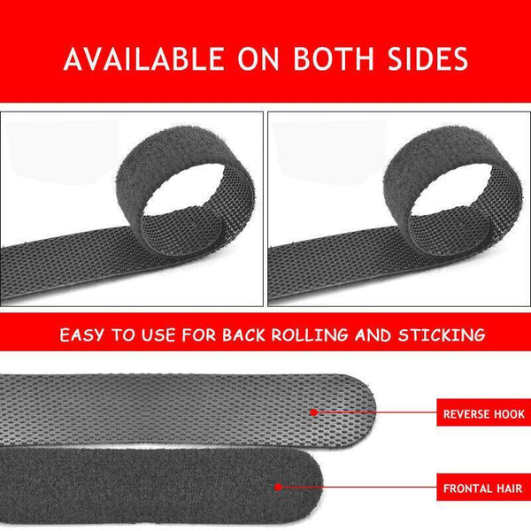 Reusable Hook And Loop Cable Ties Nylon Wire Cord Strap Organiser 150Mm 20 Pcs Cable Ties & Organisers