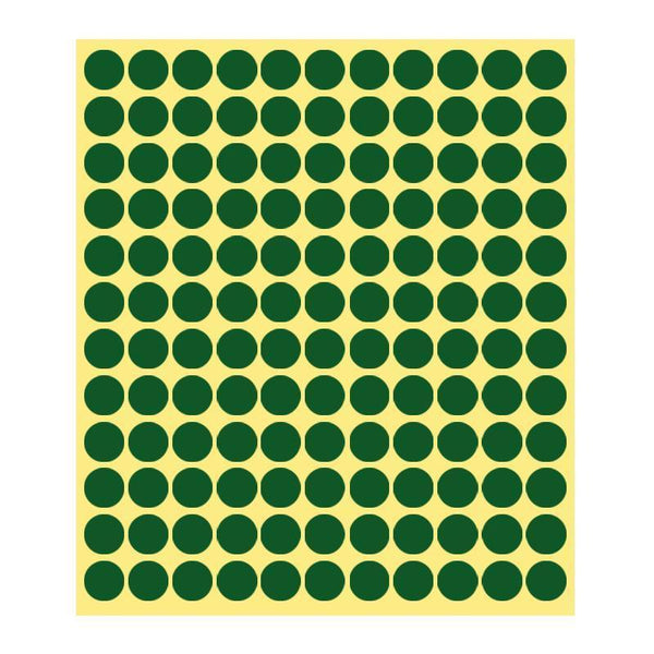 8/13/25/50Mm Colour Sticker Dots Adhesive Round Labels Circular Scrapbooking Green 13Mm 132 Sheet Scrapbooking Stickers
