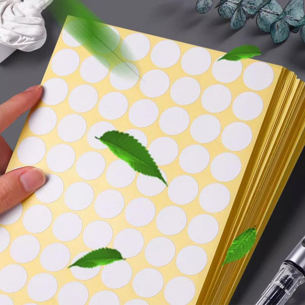 8/13/25/50Mm Colour Sticker Dots Adhesive Round Labels Circular Scrapbooking White Sheet Scrapbooking Stickers
