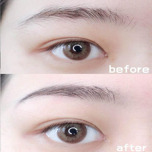 3Pcs Eyebrow Razor Set Facial Hair Remover Dermaplaning Shaving Tool Kit Clear Razor*2+Scissor Comb Clippers & Trimmers