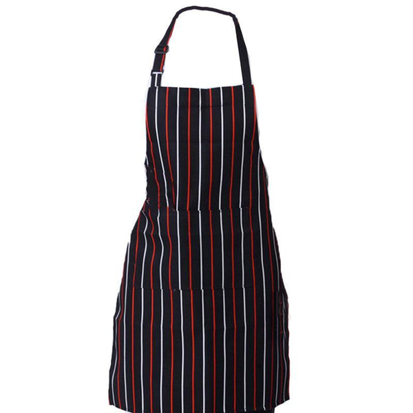 Apron With Pocket 2Pcs Chef Butcher Kitchen Cooking Baking Restaurant Wear Black Aprons