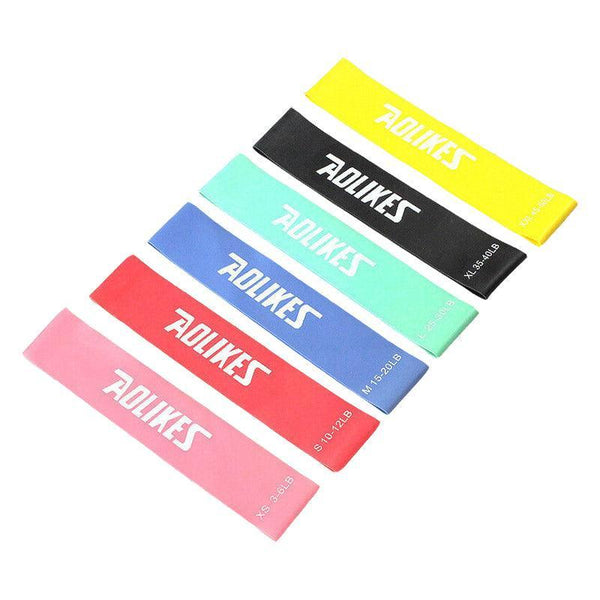 Aolikes Resistance Bands Power Heavy Strength Exercise Fitness Gym Yoga Green 500*50*0.9 (25 30 Lbs) Resistance Trainers