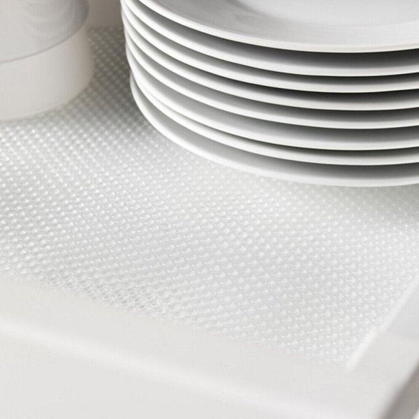 5 Roll Eva Anti Moisture Drawer Mat Cabinet Pad Kitchen Dustproof Placemat Transparent Diamond 45*150Cm Drawer Liners