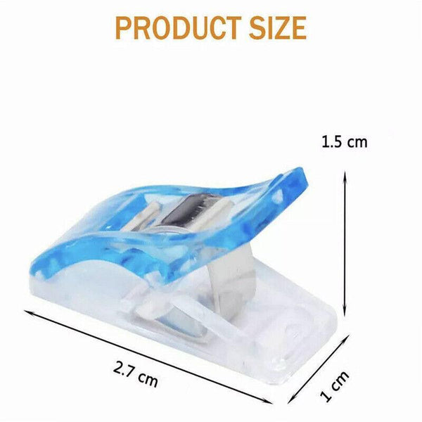 50Pcs Sewing Quilting Clips Wonder Craft Fabric Clamp Diy Colourful Or Clear Option Quilting Tools & Equipment