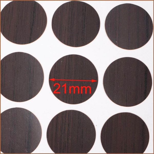 54 X Self Adhesive Decorative Screw Cover Caps Holes Cams Furniture Kitchen 20Mm Pc 191 Placeholder