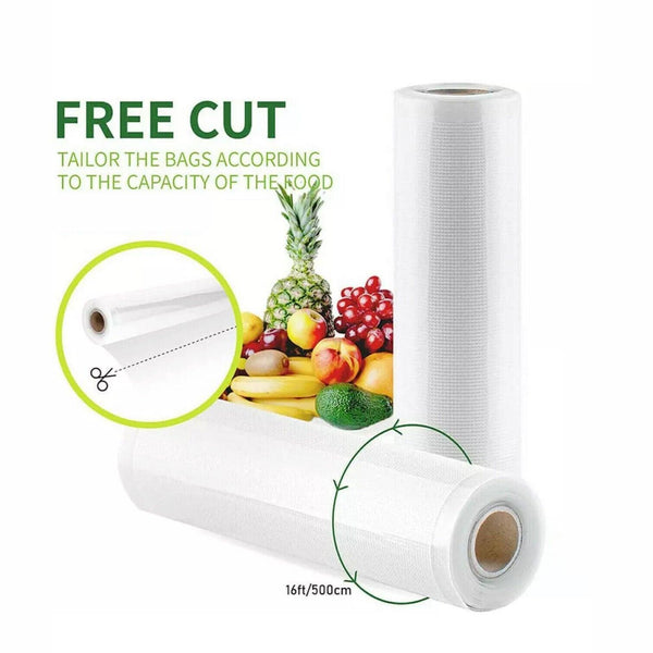Commercial Heat Resistant Vacuum Sealer Rolls For Food Storage 2 (22Cm X 5M) Vacuum Sealers