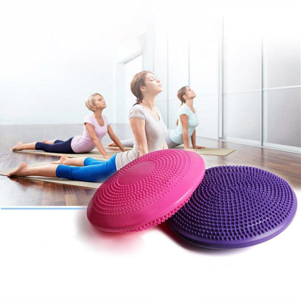Balance Stability Cushion Wobble Air Disc Ankle Knee Strength Rehab Exercise Black Other Orthopaedic Products