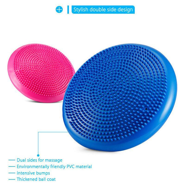 Balance Stability Cushion Wobble Air Disc Ankle Knee Strength Rehab Exercise Black Other Orthopaedic Products