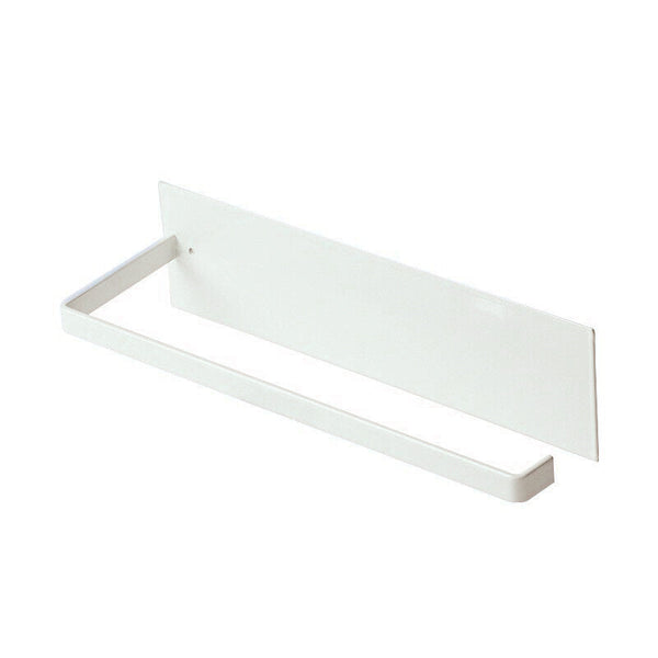 Self Adhesive Paper Towel Holder Rack For Kitchen Rolls And Wrap Storage White X 1 Unit Paper Towel Holders