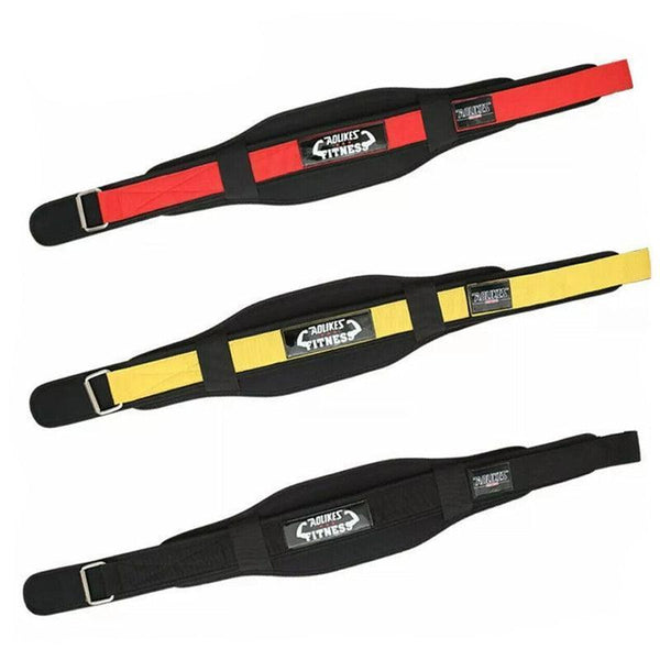 Fitness Weight Lifting Belt Barbell Dumbell Training Back Support Men Women Yellow Belts