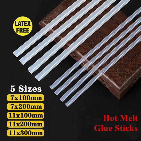 Clear Hot Melt Glue Sticks Adhesive Craft For Diy Tool 7Mm 11Mm X 100Mm 10Pcs Glue Guns & Sticks