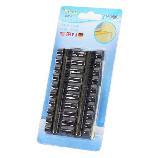 20Pcs Cable Clips Management Holder Cord Wire Line Organizer Self Adhesive Size Black X Cable Cleats Clamps & Ties