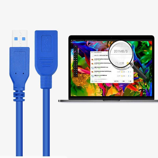 Super Speed Usb 3.0 Male To Female Data Cable Extension Cord For Laptop Pc Camera 3M Other Computer Cables