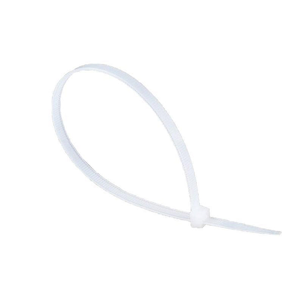 250 1000X Cable Ties Zip Nylon Uv Stabilised Bulk White Clear 4*150Mm 500 Pcs Cable Ties & Organisers