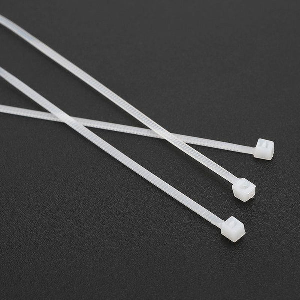 250 1000X Cable Ties Zip Nylon Uv Stabilised Bulk White Clear 4*150Mm 500 Pcs Cable Ties & Organisers