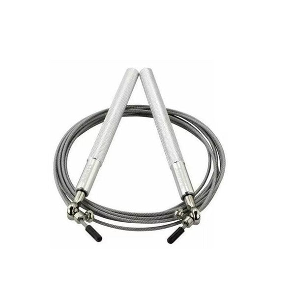 Aolikes High Speed Steel Skipping Jump Rope Dual Bearings Gym Boxing Black Skip Jump Ropes