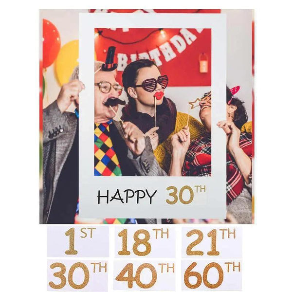 Photo Booth Props Picture Frame Wedding Birthday Party Decoration Photo Frames