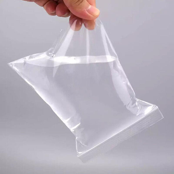 100Pcs 100Micron Bulk Clear Resealable Pe Plastic Zip Bags 4*6Cm Food Storage Bags