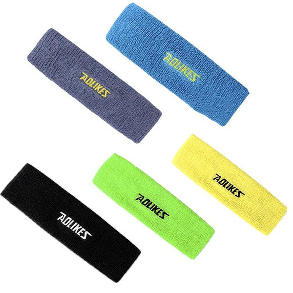 Aolikes Headbands Sweatband Cotton Hair Gym Yoga Stretch Sport Band Sweatbands