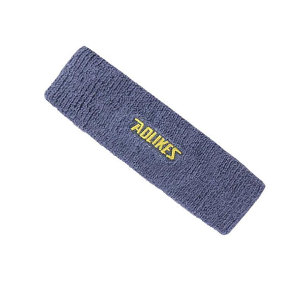 Aolikes Headbands Sweatband Cotton Hair Gym Yoga Stretch Sport Band Grey Sweatbands