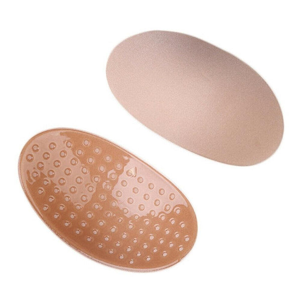 2Pcs Soft Anti Slip Invisible Shoulder Pads Naturally Increased Silicone /Sponge Beige (Silicone) Bra Accessories