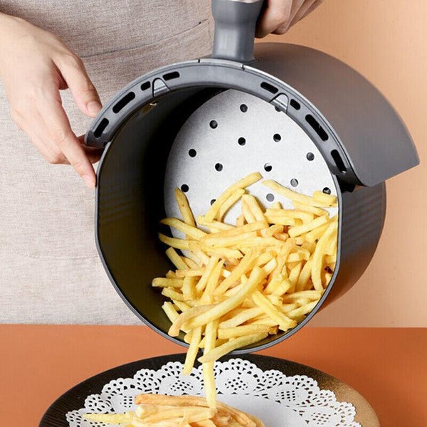 100Pcs Non Stick Air Fryer Parchment Liners 18Cm Air Fryer Accessories