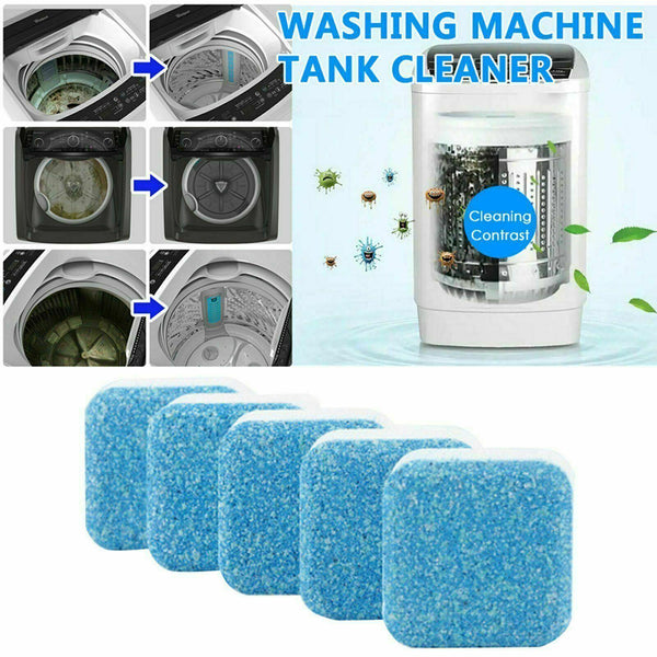 6 48 Pcs Washing Machine Effervescent Tub Bomb Cleaner Remover Deodorant Other Laundry Supplies