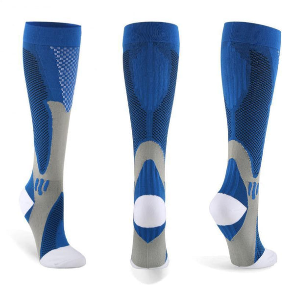 Copper Compression For Running Travel Sports Anti Fatigue Support Xxl Unisex White Socks