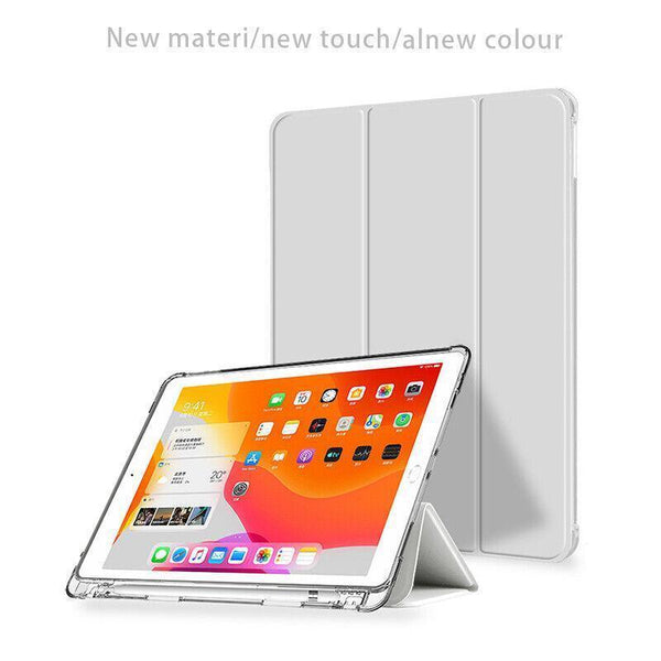 Shockproof Silicone Ipad Air 3/ 4 Cover With Pencil Slot And Smart Wake Cases Covers Keyboard Folios