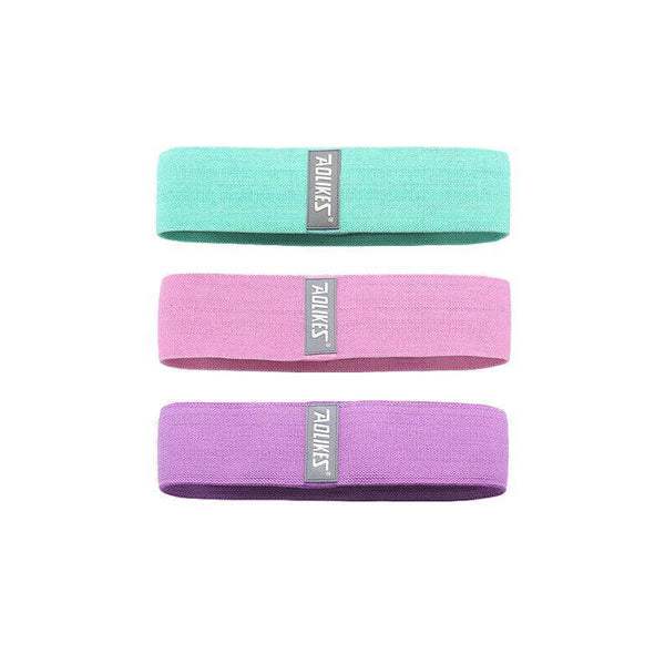 Aolikes Set 3 Resistance Booty Bands Hip Circle Loop Workout Exercise Of With Bag Resistance Trainers