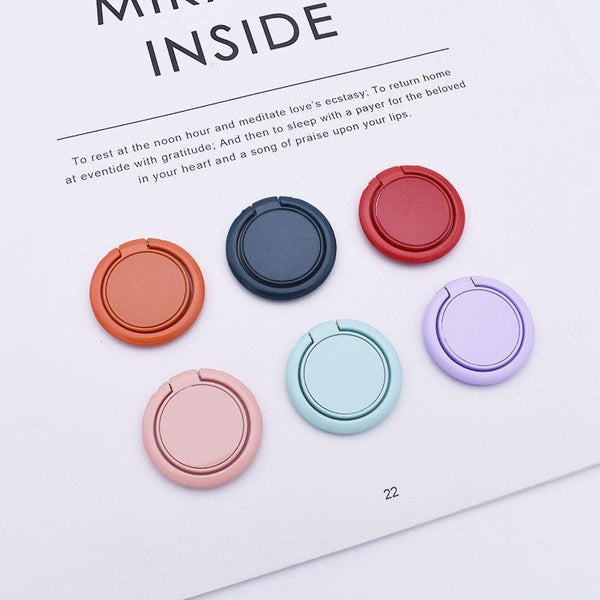 Phone Ring Bracket 360 Degree Rotation Solid Colour Mobile Holder Grip Stand White Other Mobile Accessories
