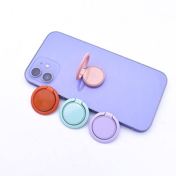 Phone Ring Bracket 360 Degree Rotation Solid Colour Mobile Holder Grip Stand White Other Mobile Accessories