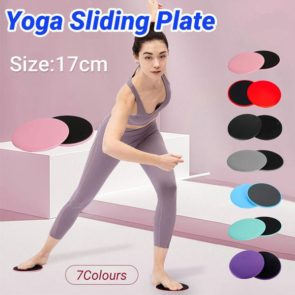 2Pcs Core Sliding Discs Fitness Sliders For Home Gym Yoga Gliding Exercise 17Cm Blue Gliders
