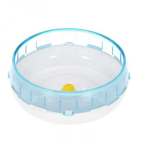 Blue Hamster Guinea Pig Running Disc Cage Accessories Round Wheel Pet Toys 12Cm Small Animal Supplies