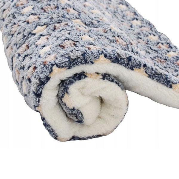 M Size Puppy Dog Cat Cushion Mattress Blanket Bed Soft Warm Pet Pad Winter Kennel House Pink Bear Pet Beds