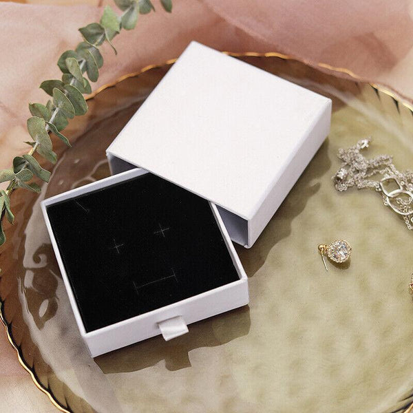 Cardboard Jewellery Gift Boxes Drawer Style Necklace Ring Earring Pendant Bracelet Case Pink Jewellery Boxes