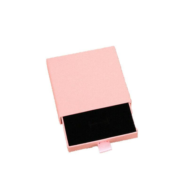 Cardboard Jewellery Gift Boxes Drawer Style Necklace Ring Earring Pendant Bracelet Case Pink Jewellery Boxes