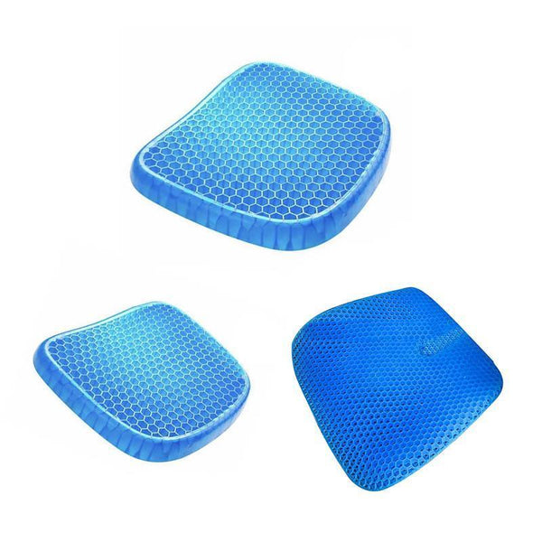 Gel Honeycomb Seat Comfort Cushion Flex Back Support Spine Protector 1000G (44*36.5*4.5Cm) Seat & Posture Cushions