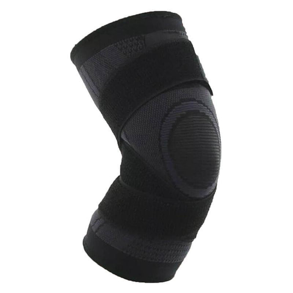 3D Weaving Knee Brace Breathable Sleeve Support Running Jogging Joint Pain Leg Black Xxl Orthotics Braces & Sleeves