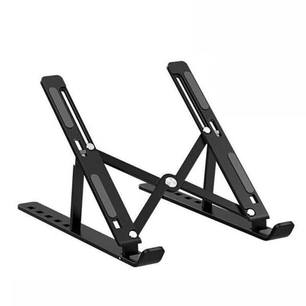 Laptop Stand Aluminum Alloy Desktop Holder For 11 To 17.3 Inch Silver Stands Holders & Car Mounts