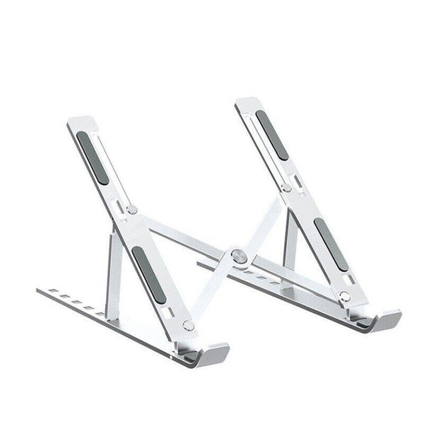 Laptop Stand Aluminum Alloy Desktop Holder For 11 To 17.3 Inch Silver Stands Holders & Car Mounts