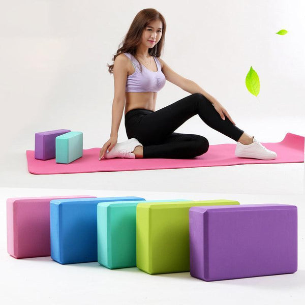 2Pcs Yoga Blocks Foam Brick Fitness Exercise Stretch Gym Pilates Tool Blackish Green Yoga & Pilates Accessories