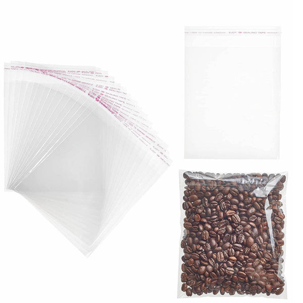 Multi Size Clear Self Seal Cellophane Bags Bulk Adhesive Opp 13 X 17 + Food Storage Bags