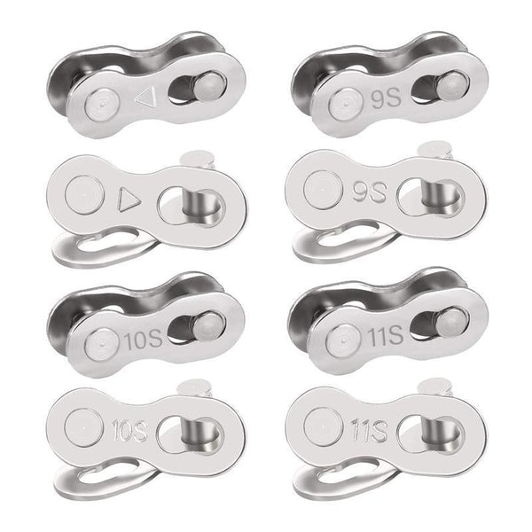 5 Pairs Bike Chain Master Link Connector For 6 7 8 9 10 11 Speed With Removal Tool Chains