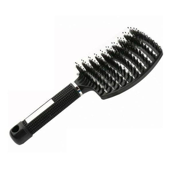 Detangle Nylon Boar Bristle Brush Hairbrush Smooth Head Scalp Massage Comb Brushes & Combs